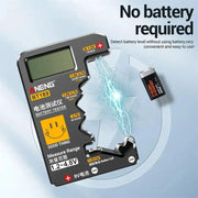 Battery Tester BT189 (Button Cell, AA, AAA, C, D, 9V, 14500, 16340) by 9eight5