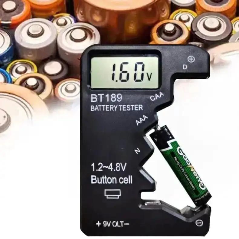 Battery Tester (Button Cell, AA, AAA, C, D, 9V, 14500, 16340) by That Watch Shop