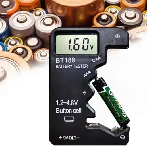 Battery Tester (Button Cell, AA, AAA, C, D, 9V, 14500, 16340) by That Watch Shop