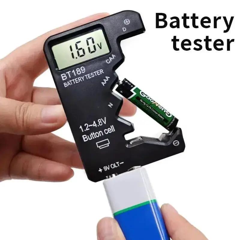 Battery Tester (Button Cell, AA, AAA, C, D, 9V, 14500, 16340) by That Watch Shop