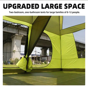 Camping Tent 420x305x210cm - Green by salelink.co.nz