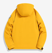 Thickened Lined Heated Jacket Waterproof Yellow by dealonline.co.nz