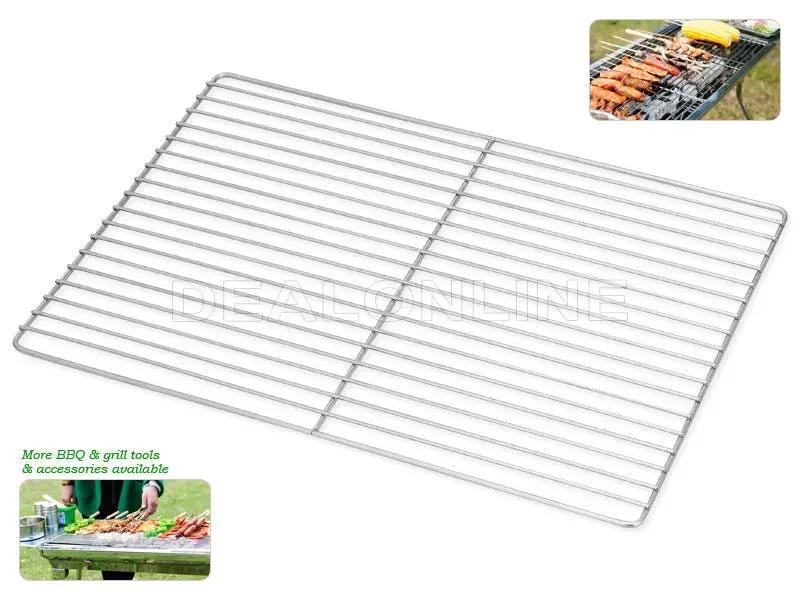 30X45CM Stainless Steel BBQ Grill Net by dealonline.co.nz