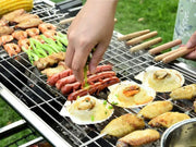 Foldable Stainless Steel BBQ Stove Grill Combo 1 by dealonline.co.nz