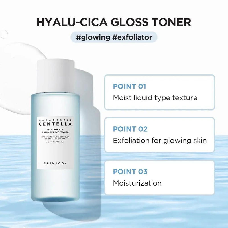 SKIN1004 Madagascar Centella Hyalu-Cica Brightening Toner 210ml by Poppy Gifts