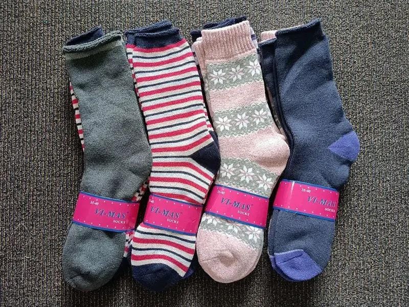 dealonline.co.nz dealonlinenz 60 Pairs Women's Thick Thermal Crew Socks, Size 6-10 60 Pairs Women's Thick Thermal Crew Socks, Size 6-10