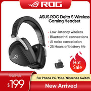ASUS ROG Delta S Lightweight Wireless Gaming Headset by Action Outdoors Limited