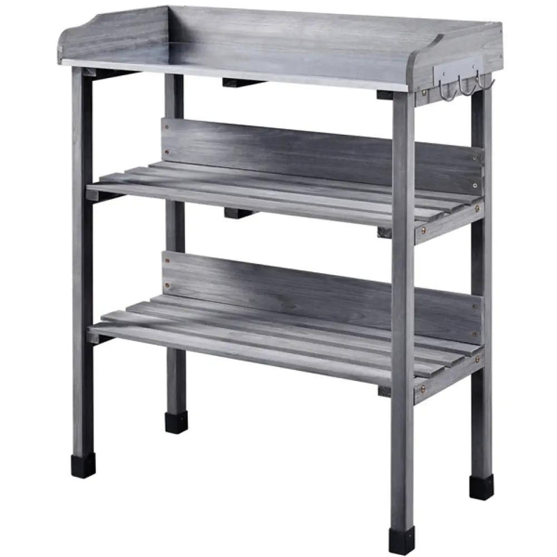 3-layer Outdoor Potting Bench Gardening Table by Yaheetech