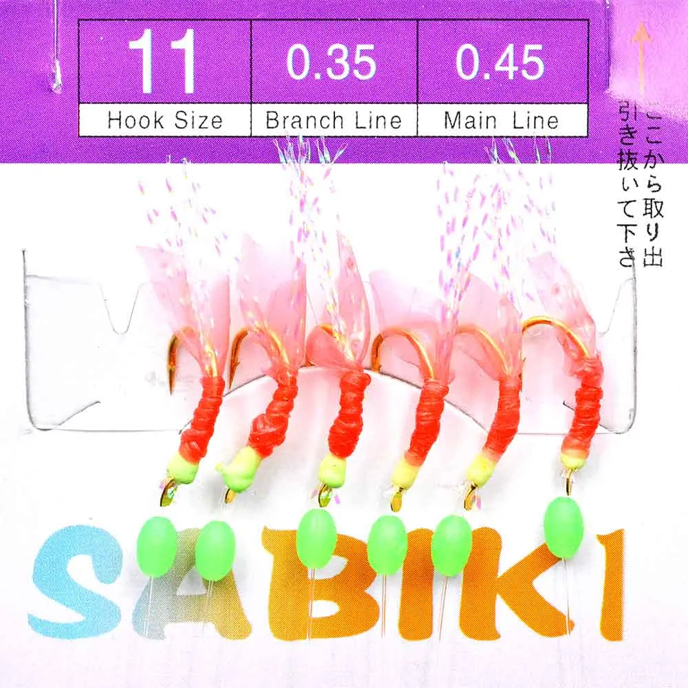 5 Packs High Quality Sabiki Sea Fishing Lures Rigs Hooks Saltwater Soft Fishing Lure Tackle For Big Game de pesca - Action Outdoors Kiwi