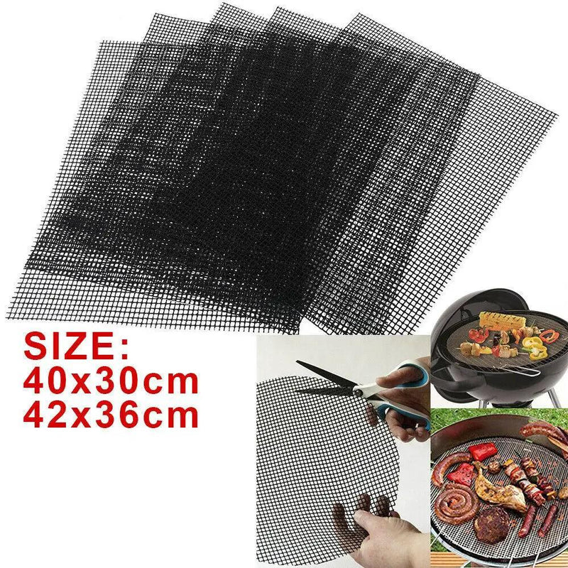 30X40cm Cooking Liner Grill Mat Non-Stick Mesh Mat Sheet Mintiml BBQ Grill by salelink.co.nz