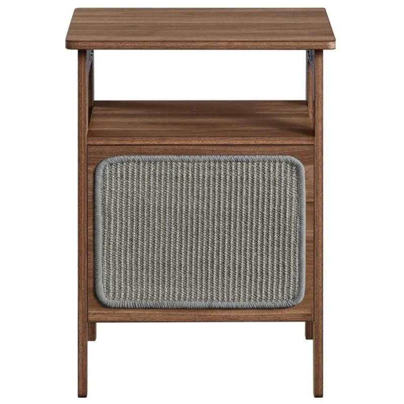 Side Table with Cat House & Scratching Board by Yaheetech