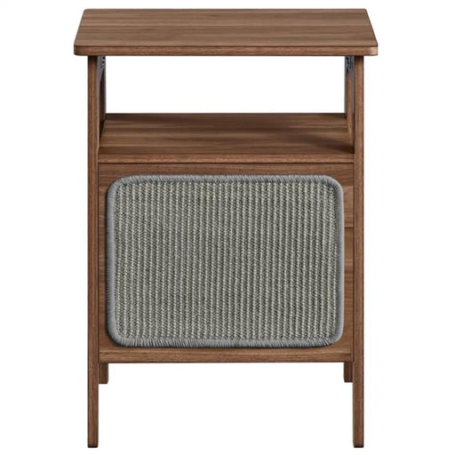 Side Table with Cat House & Scratching Board by Yaheetech