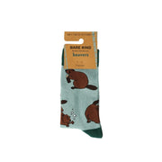 Save the Beavers Bamboo Socks by Barekind NZ
