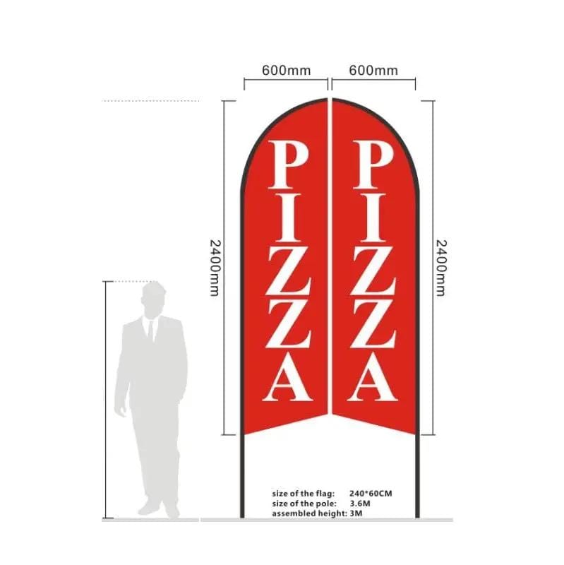 dealonline.co.nz dealonline.co.nz Pizza - Pre-print Double Sided Feather Banner Flag Business Commersial 3.4M Pizza - Pre-print Double Sided Feather Banner Flag Business Commersial 3.4M