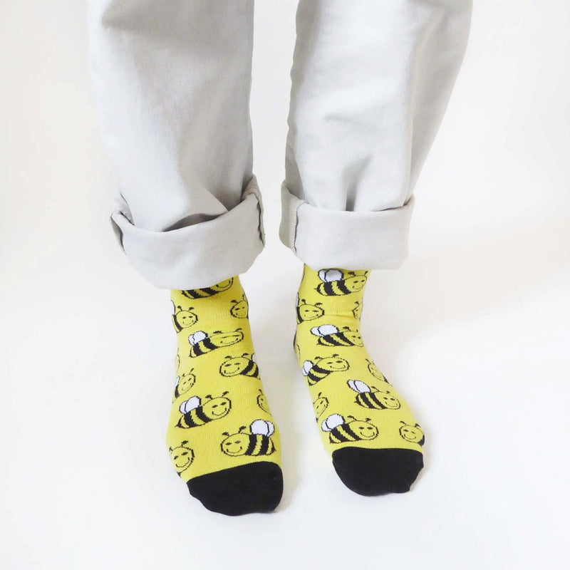 Save the Bees Bamboo Socks by Barekind NZ