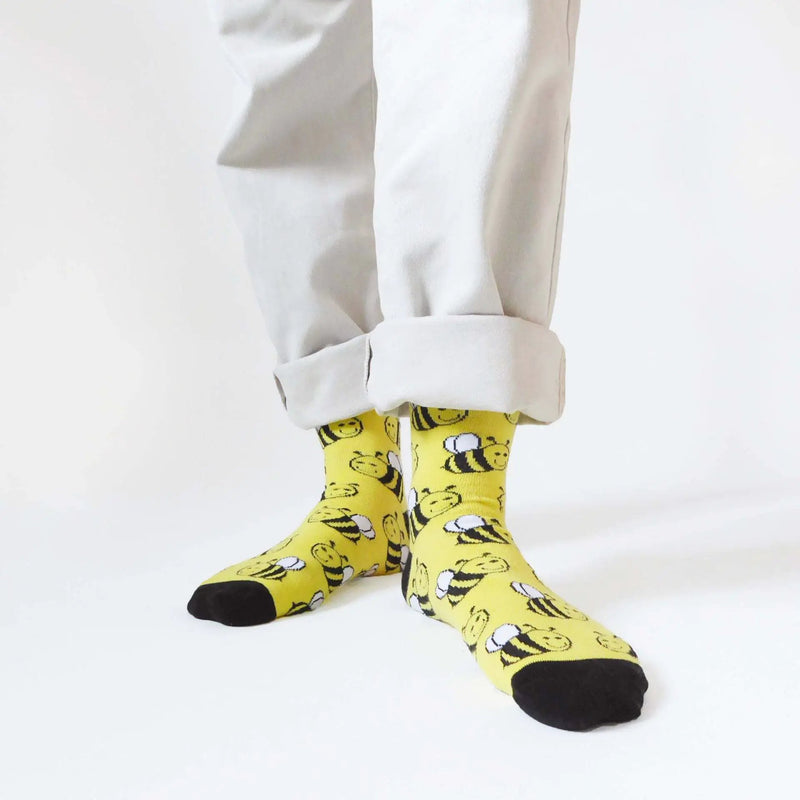 Save the Bees Bamboo Socks by Barekind NZ