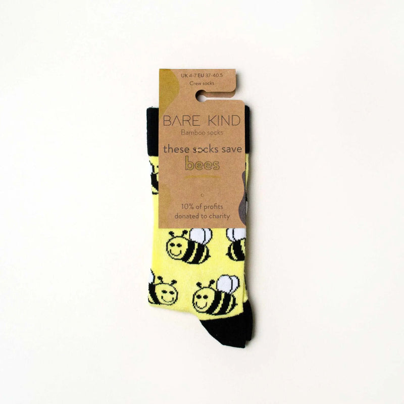 Save the Bees Bamboo Socks by Barekind NZ