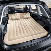 SportZone.co.nz Auto Accessories > Auto Accessories Others > Automotive Decor Beige Multi-Chamber Car Inflatable Air Mattress with Electric Pump, Storage Bag & Pillows for Universal Trunk Sleeping and Camping (174 x 126 CM) Beige Multi-Chamber Car Inflatable Air Mattress with Electric Pump, Storage Bag & Pillows for Universal Trunk Sleeping and Camping (174 x 126 CM)