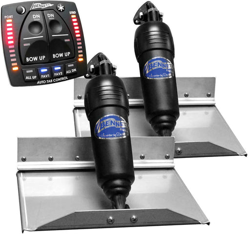 Bennett Marine Bennett Trim Tabs Bennett Auto Trim Pro 12 x 12 inch Complete