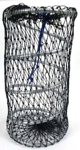 Berley Pot Galv(Up To3.5Kg Berley) Spring Type designed for easy berley distribution and storage.