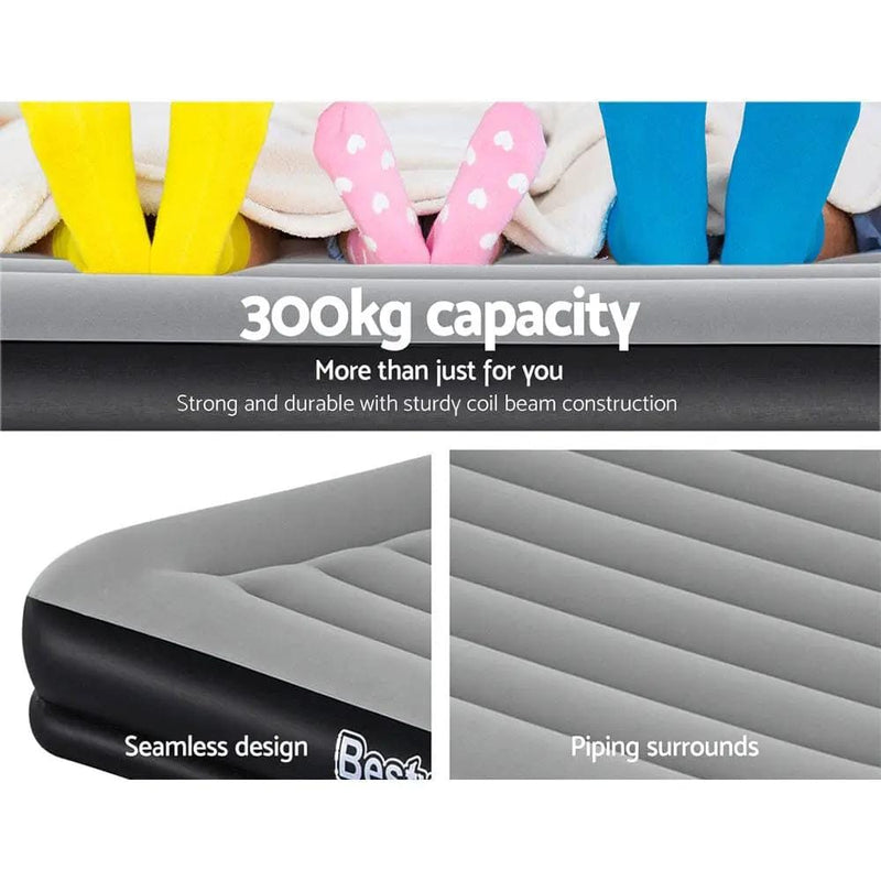 SportZone.co.nz Home & Garden > Inflatable Mattress Bestway Air Bed Beds Mattress Premium Inflatable Built-in Pump Queen Size Bestway Air Bed Beds Mattress Premium Inflatable Built-in Pump Queen Size
