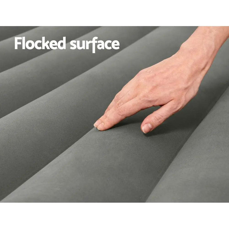 Bestway Air Mattress Double Inflatable Bed 30cm Airbed Grey by SportZone.co.nz