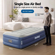SportZone.co.nz Home & Garden > Inflatable Mattress Bestway Single Air Mattress with Built-in Pump Tritech Inflatable Bed 46cm Bestway Single Air Mattress with Built-in Pump Tritech Inflatable Bed 46cm