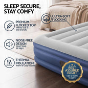 SportZone.co.nz Home & Garden > Inflatable Mattress Bestway Single Air Mattress with Built-in Pump Tritech Inflatable Bed 46cm Bestway Single Air Mattress with Built-in Pump Tritech Inflatable Bed 46cm