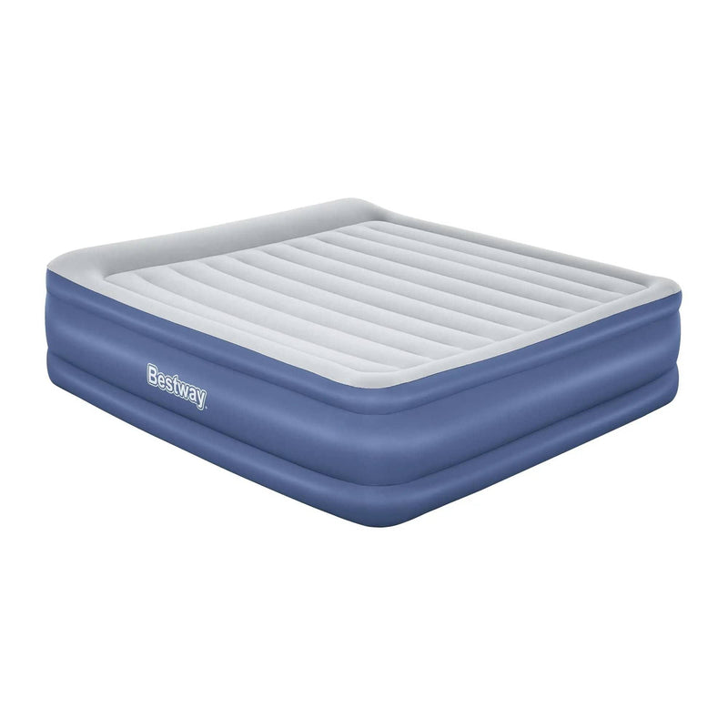 SportZone.co.nz Home & Garden > Inflatable Mattress Bestway King Air Mattress with Built-in Pump Tritech Inflatable Bed 56cm Bestway King Air Mattress with Built-in Pump Tritech Inflatable Bed 56cm