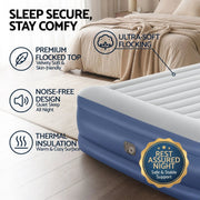 SportZone.co.nz Home & Garden > Inflatable Mattress Bestway King Air Mattress with Built-in Pump Tritech Inflatable Bed 56cm Bestway King Air Mattress with Built-in Pump Tritech Inflatable Bed 56cm