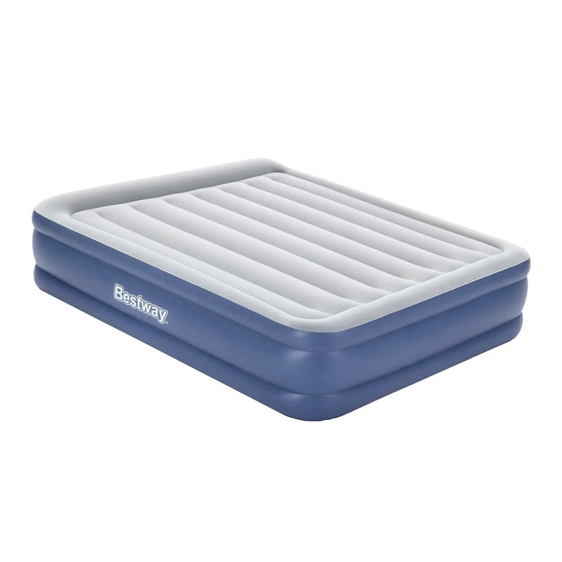 Bestway Air Mattress Queen Inflatable Bed 46cm Airbed Blue by SportZone.co.nz