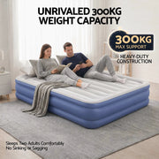 Bestway Air Mattress Queen Inflatable Bed 46cm Airbed Blue by SportZone.co.nz