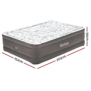 SportZone.co.nz Outdoor Recreation > Camping > Inflatable Mattresses Bestway Air Mattress Queen Inflatable Bed 56cm Airbed Grey Bestway Air Mattress Queen Inflatable Bed 56cm Airbed Grey