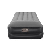 SportZone.co.nz Outdoor > Camping Bestway Air Mattress Single Inflatable Bed 46cm Airbed Black Bestway Air Mattress Single Inflatable Bed 46cm Airbed Black