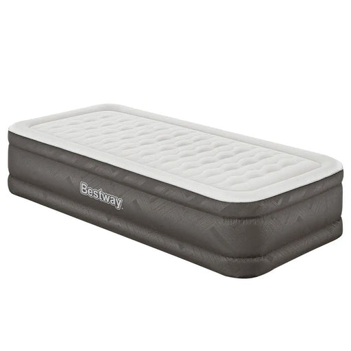 Bestway Air Mattress Single Inflatable Bed 46cm Airbed Grey by SportZone.co.nz