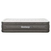 Bestway Air Mattress Single Inflatable Bed 46cm Airbed Grey by SportZone.co.nz