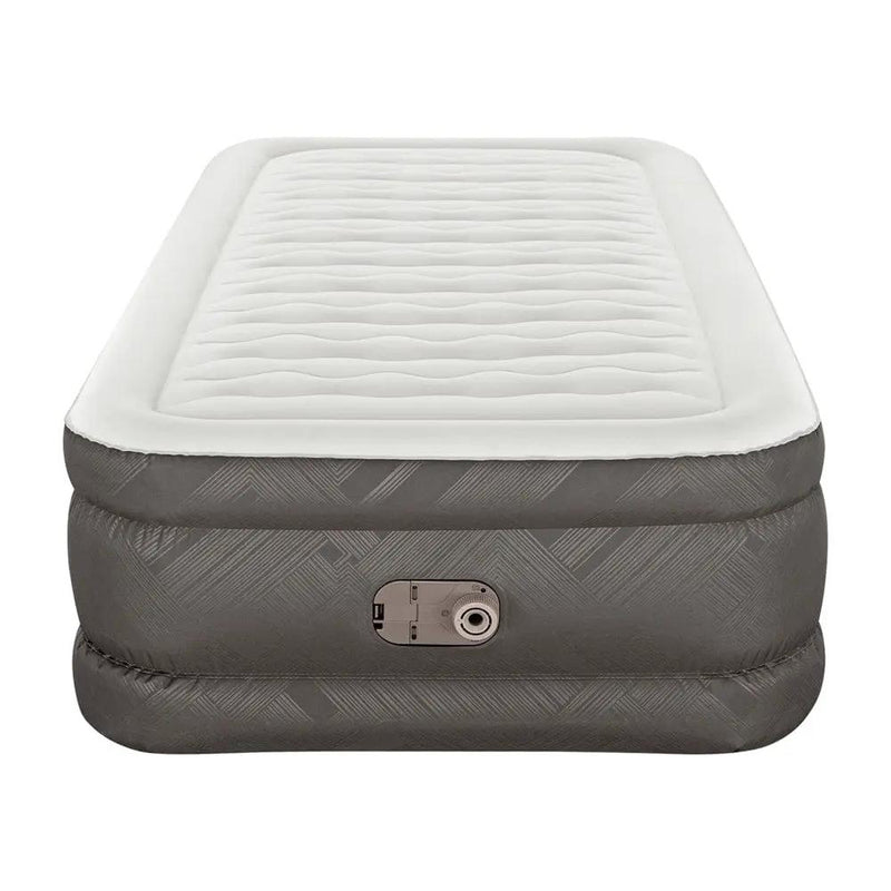 Bestway Air Mattress Single Inflatable Bed 46cm Airbed Grey by SportZone.co.nz