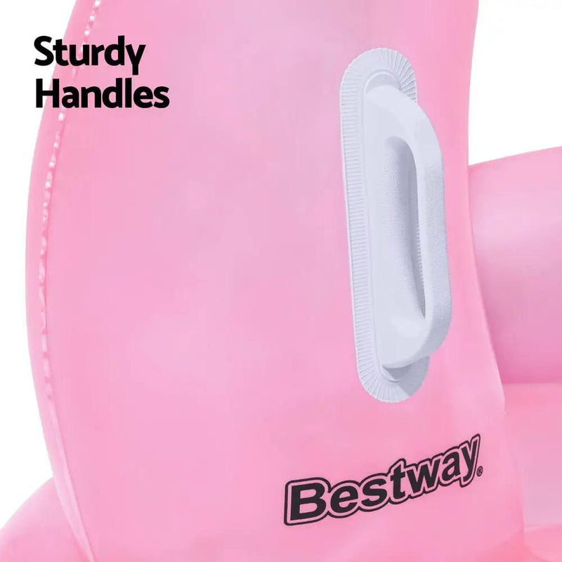 SportZone.co.nz Home & Garden > Pool & Accessories > Pool Toys & Inflatables Bestway Flamingo Rider Ride On Float Floating Seat Pool Lounger 1.43Mx1.53M Bestway Flamingo Rider Ride On Float Floating Seat Pool Lounger 1.43Mx1.53M