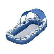 SportZone.co.nz Home & Garden > Pool & Accessories > Pool Toys & Inflatables Bestway Inflatable Floating Float Lounger with Sunshade Canopy 1.98Mx1.12M Blue Bestway Inflatable Floating Float Lounger with Sunshade Canopy 1.98Mx1.12M Blue
