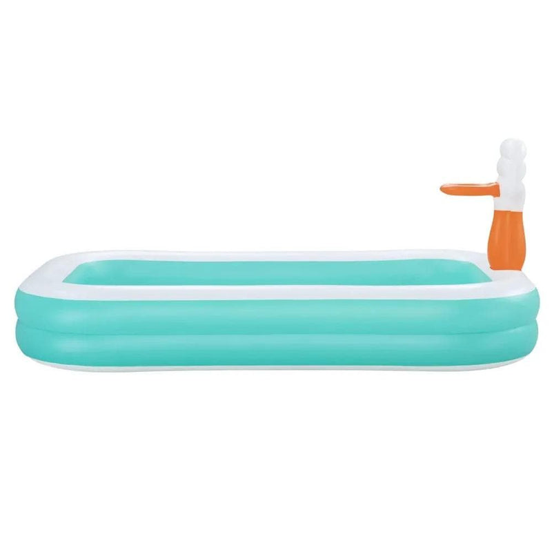SportZone.co.nz Home & Garden > Pool & Accessories > Pool Toys & Inflatables Bestway Kids Inflatable Pool Above Ground Play Pools Basketball Hoop 251x168cm Bestway Kids Inflatable Pool Above Ground Play Pools Basketball Hoop 251x168cm