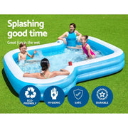 SportZone.co.nz Home & Garden > Pool & Accessories > Swimming Pools Bestway Kids Pool 305x274x46cm Inflatable Above Ground Swimming Pools 1207L Bestway Kids Pool 305x274x46cm Inflatable Above Ground Swimming Pools 1207L