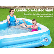 SportZone.co.nz Home & Garden > Pool & Accessories > Swimming Pools Bestway Kids Pool 305x274x46cm Inflatable Above Ground Swimming Pools 1207L Bestway Kids Pool 305x274x46cm Inflatable Above Ground Swimming Pools 1207L