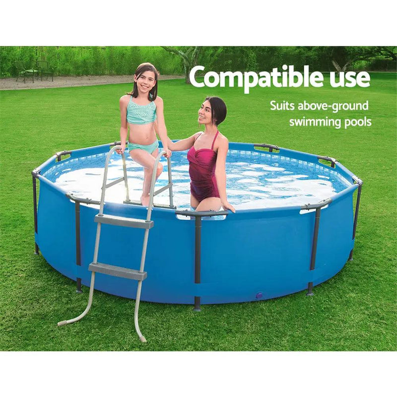SportZone.co.nz Home & Garden > Pool & Accessories > Swimming Pools Bestway Pool Ladder 84cm 2 Step Above Ground Swimming Pools Removable Steps Stairs Bestway Pool Ladder 84cm 2 Step Above Ground Swimming Pools Removable Steps Stairs