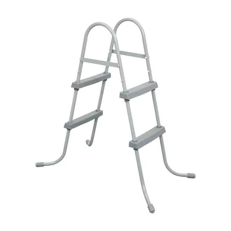 SportZone.co.nz Home & Garden > Pool & Accessories > Swimming Pools Bestway Pool Ladder 84cm 2 Step Above Ground Swimming Pools Removable Steps Stairs Bestway Pool Ladder 84cm 2 Step Above Ground Swimming Pools Removable Steps Stairs