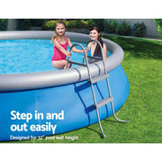 SportZone.co.nz Home & Garden > Pool & Accessories > Swimming Pools Bestway Pool Ladder 84cm 2 Step Above Ground Swimming Pools Removable Steps Stairs Bestway Pool Ladder 84cm 2 Step Above Ground Swimming Pools Removable Steps Stairs