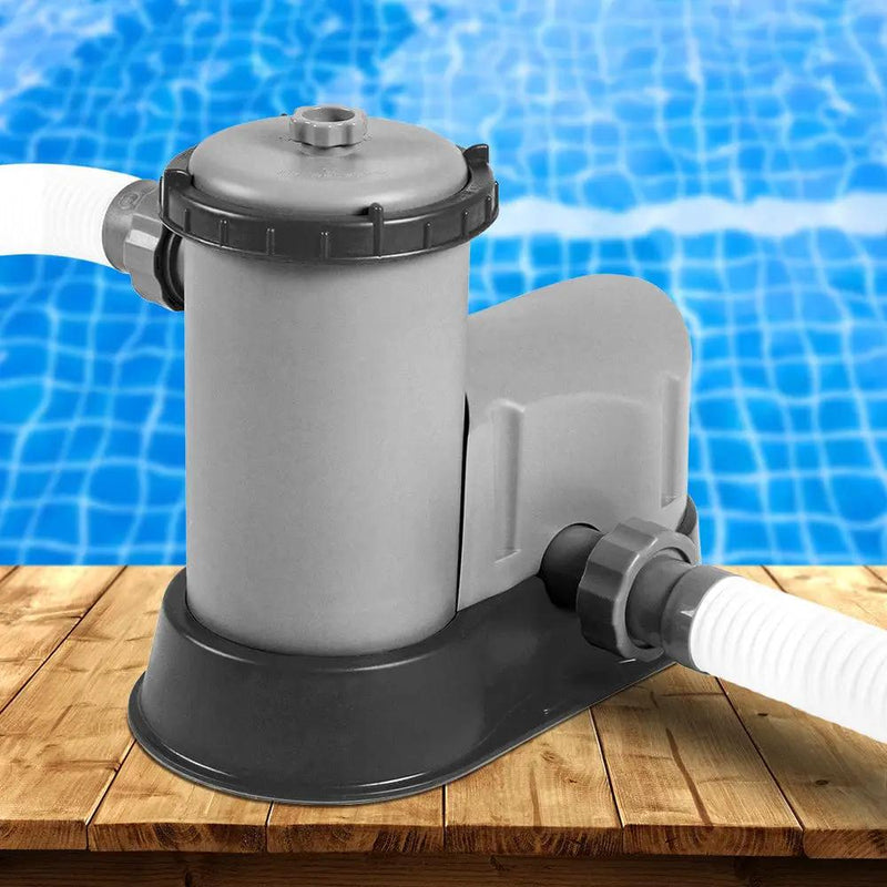 SportZone.co.nz Tools > Pumps > Pool Pumps Bestway Pool Pump Cartridge Filter 1500GPH 5678L/H Flowclear™ Filters Cleaner Bestway Pool Pump Cartridge Filter 1500GPH 5678L/H Flowclear™ Filters Cleaner