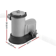 SportZone.co.nz Tools > Pumps > Pool Pumps Bestway Pool Pump Cartridge Filter 1500GPH 5678L/H Flowclear™ Filters Cleaner Bestway Pool Pump Cartridge Filter 1500GPH 5678L/H Flowclear™ Filters Cleaner