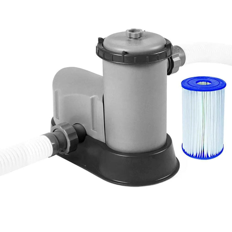SportZone.co.nz Tools > Pumps > Pool Pumps Bestway Pool Pump Cartridge Filter 1500GPH 5678L/H Flowclear™ Filters Cleaner Bestway Pool Pump Cartridge Filter 1500GPH 5678L/H Flowclear™ Filters Cleaner