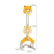 Kids Basketball Hoop Stand Height Adjustable 142CM Water base by dealonline.co.nz