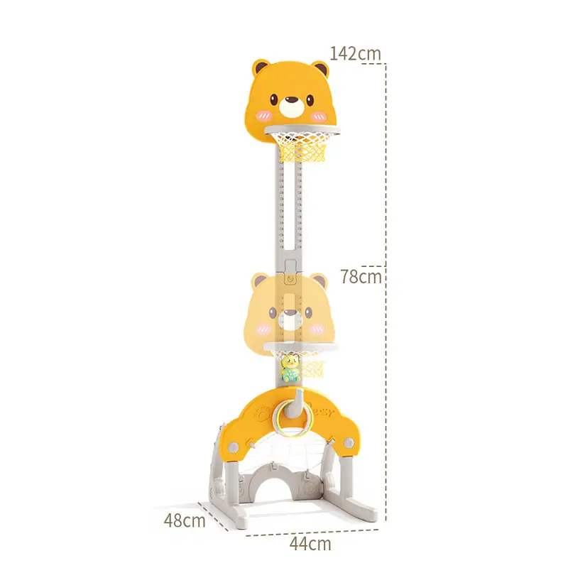 Kids Basketball Hoop Stand Height Adjustable 142CM Water base by dealonline.co.nz